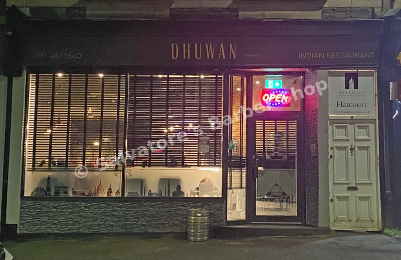 Dhuwan Indian restaurant, 2 Harcourt Road, Westbury Park, 2024