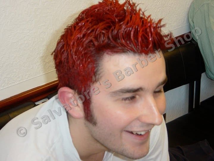 Red Nose Day 2003 — red hair outside Salvatores